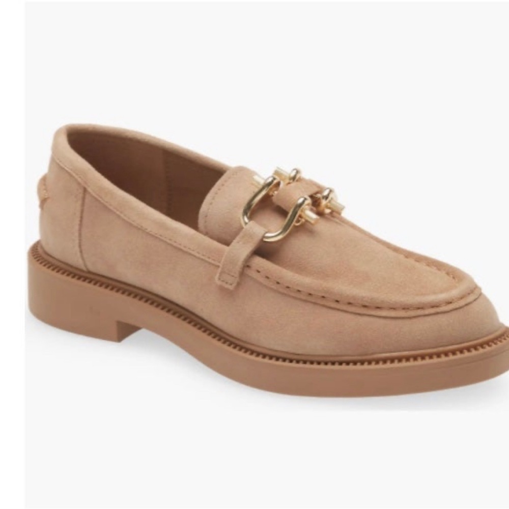 Steve Madden Kalon Sand Suede Women’s Loafer Size 7.5